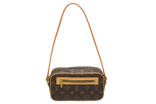 画像をギャラリービューアに読み込む, 新品同様 LOUIS VUITTON ルイヴィトン ポシェットシテ ワンショルダーバッグ M51183 モノグラムキャンバス レザー ブラウン 中古 4b009339