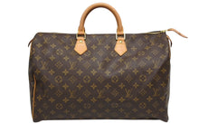 画像をギャラリービューアに読み込む, LOUIS VUITTON ルイヴィトン スピーディ40 ハンドバッグ M41522 モノグラム PVCコーティング ブラウン 美品 中古 4b009340