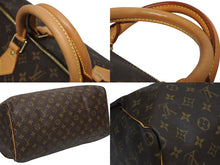 画像をギャラリービューアに読み込む, LOUIS VUITTON ルイヴィトン スピーディ40 ハンドバッグ M41522 モノグラム PVCコーティング ブラウン 美品 中古 4b009340