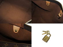 画像をギャラリービューアに読み込む, LOUIS VUITTON ルイヴィトン スピーディ40 ハンドバッグ M41522 モノグラム PVCコーティング ブラウン 美品 中古 4b009340