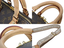 画像をギャラリービューアに読み込む, 極美品 LOUIS VUITTON ルイヴィトン ショルダーバッグ スピーディバンドリエール20 M46222 レザー PVC ブラウン ゴールド金具 中古 4b009343