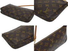 画像をギャラリービューアに読み込む, LOUIS VUITTON ルイヴィトン ポシェット アクセソワール アクセサリーポーチ M51980 モノグラム ブラウン レザー PVC 美品 中古 4b009344