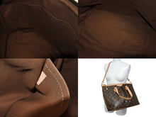 画像をギャラリービューアに読み込む, 新品同様 LOUIS VUITTON ルイヴィトン パレルモPM ハンドバッグ M40145 モノグラム 2WAY PVC レザー ゴールド金具 中古 4b009347