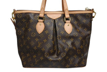 画像をギャラリービューアに読み込む, 新品同様 LOUIS VUITTON ルイヴィトン パレルモPM ハンドバッグ M40145 モノグラム 2WAY PVC レザー ゴールド金具 中古 4b009347