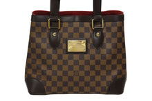画像をギャラリービューアに読み込む, 極美品 LOUIS VUITTON ルイヴィトン ハムステッドPM ハンドバッグ ブラウン N51205 ダミエ ゴールド金具 中古 4b009348