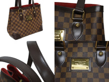 画像をギャラリービューアに読み込む, 極美品 LOUIS VUITTON ルイヴィトン ハムステッドPM ハンドバッグ ブラウン N51205 ダミエ ゴールド金具 中古 4b009348