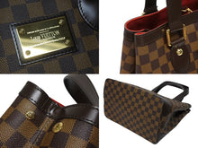 画像をギャラリービューアに読み込む, 極美品 LOUIS VUITTON ルイヴィトン ハムステッドPM ハンドバッグ ブラウン N51205 ダミエ ゴールド金具 中古 4b009348
