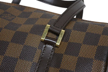 Load image into Gallery viewer, 極美品 LOUIS VUITTON ルイヴィトン ハンドバッグ ドラム型 筒状 ダミエ パピヨン26 N51304 ブラウン ゴールド金具 中古 4b009354