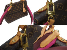 画像をギャラリービューアに読み込む, 極美品 LOUIS VUITTON ルイヴィトン モノグラム クリュニーBB ショルダーバッグ M42738 ブラウン ピンク ゴールド金具 中古 4b009357