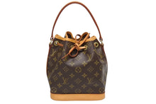 画像をギャラリービューアに読み込む, LOUIS VUITTON ルイヴィトン ミニノエ ハンドバッグ M42227 モノグラム PVC レザー ブラウン ゴールド金具 美品 中古 4b009358