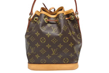 画像をギャラリービューアに読み込む, LOUIS VUITTON ルイヴィトン ミニノエ ハンドバッグ M42227 モノグラム PVC レザー ブラウン ゴールド金具 美品 中古 4b009358