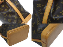 画像をギャラリービューアに読み込む, LOUIS VUITTON ルイヴィトン ミニノエ ハンドバッグ M42227 モノグラム PVC レザー ブラウン ゴールド金具 美品 中古 4b009358