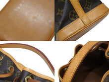 画像をギャラリービューアに読み込む, LOUIS VUITTON ルイヴィトン ミニノエ ハンドバッグ M42227 モノグラム PVC レザー ブラウン ゴールド金具 美品 中古 4b009358