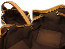画像をギャラリービューアに読み込む, LOUIS VUITTON ルイヴィトン ミニノエ ハンドバッグ M42227 モノグラム PVC レザー ブラウン ゴールド金具 美品 中古 4b009358