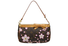 画像をギャラリービューアに読み込む, LOUISVUITTON ルイヴィトン ポシェット アクセソワール アクセサリーポーチ M92006 モノグラム チェリーブロッサム 村上隆 良品 中古 4b009359
