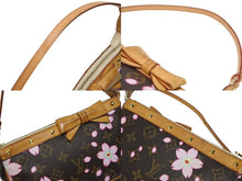 画像をギャラリービューアに読み込む, LOUISVUITTON ルイヴィトン ポシェット アクセソワール アクセサリーポーチ M92006 モノグラム チェリーブロッサム 村上隆 良品 中古 4b009359