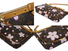画像をギャラリービューアに読み込む, LOUISVUITTON ルイヴィトン ポシェット アクセソワール アクセサリーポーチ M92006 モノグラム チェリーブロッサム 村上隆 良品 中古 4b009359