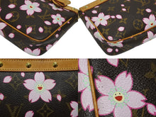 画像をギャラリービューアに読み込む, LOUISVUITTON ルイヴィトン ポシェット アクセソワール アクセサリーポーチ M92006 モノグラム チェリーブロッサム 村上隆 良品 中古 4b009359