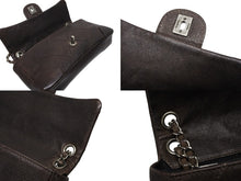 画像をギャラリービューアに読み込む, CHANEL シャネル ワイルドステッチ Wチェーンショルダーバッグ 10番台 ココマーク キャビアスキン ブラウン 美品 中古 4b009362