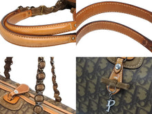 画像をギャラリービューアに読み込む, Christian Dior クリスチャンディオール ロマンティックライン ハンドバッグ LCS44706 トロッター柄 PVC レザー ブラウン 美品 中古 4b009363