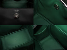 画像をギャラリービューアに読み込む, 新品未使用 HERMES エルメス ハンドバッグ リンディミニ カーキ シルバー金具 ヴォースイフト W刻印 中古 4b009364