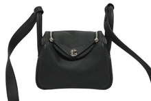 画像をギャラリービューアに読み込む, 新品未使用 HERMES エルメス ハンドバッグ リンディミニ カーキ シルバー金具 ヴォースイフト W刻印 中古 4b009364