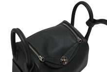 画像をギャラリービューアに読み込む, 新品未使用 HERMES エルメス ハンドバッグ リンディミニ カーキ シルバー金具 ヴォースイフト W刻印 中古 4b009364