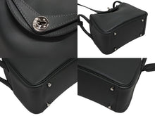 画像をギャラリービューアに読み込む, 新品未使用 HERMES エルメス ハンドバッグ リンディミニ カーキ シルバー金具 ヴォースイフト W刻印 中古 4b009364