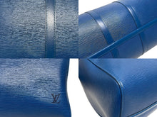 画像をギャラリービューアに読み込む, 極美品 LOUIS VUITTON ルイヴィトン エピ キーポル55 ボストンバッグ レザー ブルー M42955 ロゴ 旅行バッグ 青 鞄 中古 4b009365