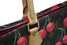 画像をギャラリービューアに読み込む, 極美品 LOUIS VUITTON ルイヴィトン モノグラム チェリー サックプラ トートバッグ ブラウン M95010 村上隆 2005年春夏 中古 4b009368