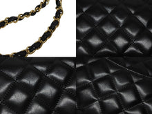 画像をギャラリービューアに読み込む, 極美品 CHANEL シャネル デカマトラッセ 30 Wフラップ Wチェーンショルダーバッグ 15番台 ラムスキン ココマーク ゴールド金具 中古 4b009369