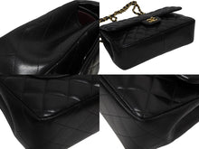 画像をギャラリービューアに読み込む, 極美品 CHANEL シャネル デカマトラッセ 30 Wフラップ Wチェーンショルダーバッグ 15番台 ラムスキン ココマーク ゴールド金具 中古 4b009369