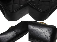 画像をギャラリービューアに読み込む, 極美品 CHANEL シャネル デカマトラッセ 30 Wフラップ Wチェーンショルダーバッグ 15番台 ラムスキン ココマーク ゴールド金具 中古 4b009369