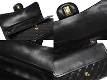 画像をギャラリービューアに読み込む, 極美品 CHANEL シャネル デカマトラッセ 30 Wフラップ Wチェーンショルダーバッグ 15番台 ラムスキン ココマーク ゴールド金具 中古 4b009369