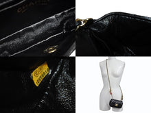 画像をギャラリービューアに読み込む, CHANEL シャネル ミニミニマトラッセ チェーンショルダーポーチ 12番台 ココマーク ラムスキン ブラック 美品 中古 4b009370