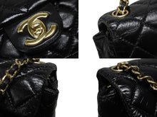 画像をギャラリービューアに読み込む, CHANEL シャネル ミニミニマトラッセ チェーンショルダーポーチ 12番台 ココマーク ラムスキン ブラック 美品 中古 4b009370