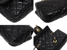 画像をギャラリービューアに読み込む, CHANEL シャネル ミニミニマトラッセ チェーンショルダーポーチ 12番台 ココマーク ラムスキン ブラック 美品 中古 4b009370
