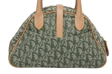 画像をギャラリービューアに読み込む, 極美品 Christian Dior クリスチャンディオール ダブルサドルバッグ ハンドバッグ PZ0901 トロッター柄 カーキ 中古 4b009371