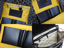 画像をギャラリービューアに読み込む, GOYARD ゴヤール アルパン バックパックMM リュック ALPIN2MMLTY01CL01P ブラック PVC レザー シルバー金具 美品 中古 4b009375