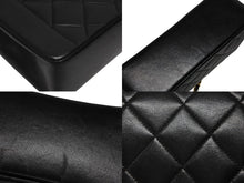 画像をギャラリービューアに読み込む, 極美品 CHANEL シャネル マトラッセ23 ダイアナ ショルダーバッグ A01165 レザー ラムスキン 2番台 ゴールド金具 ブラック 中古 4b009377