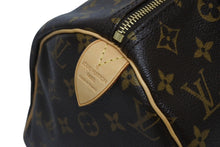 画像をギャラリービューアに読み込む, 極美品 LOUISVUITTON ルイヴィトン スピーディ30 ハンドバッグ M41526 モノグラムキャンバス ゴールド金具 ブラウン 中古 4b009378