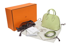 画像をギャラリービューアに読み込む, 新品未使用 エルメス HERMES ボリード 1923 ミニ 2way ショルダー ハンドバッグ ジョーヌブルジョン ポロサスマット U刻印 中古 4b009379