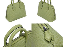 画像をギャラリービューアに読み込む, 新品未使用 エルメス HERMES ボリード 1923 ミニ 2way ショルダー ハンドバッグ ジョーヌブルジョン ポロサスマット U刻印 中古 4b009379