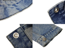 画像をギャラリービューアに読み込む, 極美品 CHROME HEARTS クロムハーツ デニムジャケット サイズXXL クロスボールボタン ダガージップ ブルー シルバー925 中古 4b009380