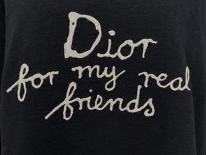Christian Dior クリスチャンディオール 半袖Tシャツ 583J696A0849 サイズX3L グレー ネイビー ロゴ刺繍 美品 中古 4b009381