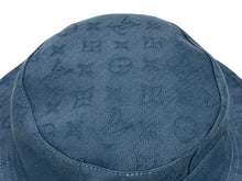 画像をギャラリービューアに読み込む, 極美品 LOUIS VUITTON ルイヴィトン 22SS リバーシブル モノグラム ロゴバケットハット スケーターハット ブルー M77592 サイズL 中古 4b009399