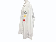 画像をギャラリービューアに読み込む, 極美品 Christian Dior クリスチャンディオール 長袖 比翼ボタンシャツ 393C531A1581 サイズ44 マルチパッチ ホワイト 中古 4b009400