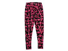 Load image into Gallery viewer, 極美品 LOUIS VUITTON ルイヴィトン レギンス 09SS スティーブンスプラウス グラフティモノグラム ピンク ブラック RW091T 中古 4b009413