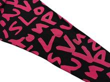 Load image into Gallery viewer, 極美品 LOUIS VUITTON ルイヴィトン レギンス 09SS スティーブンスプラウス グラフティモノグラム ピンク ブラック RW091T 中古 4b009413