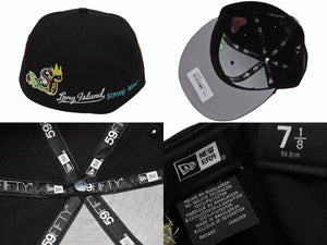 新品未使用 SLOWBUCKS スローバックス CEO Slow LONG ISLAND ロングアイランド NEWERA ニューエラ キャップ サイズ7 1/8 中古 4b009422